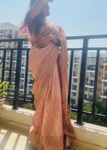 Amazing saree in brown colour