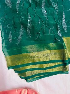 Sequence Work Jari Border Saree