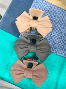 Bow Hair Clips (Set of 3)❤️🌸