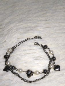 💗Heart &amp; Pearl Bracelet💗