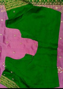 Zardoji Maggam Work Design Saree