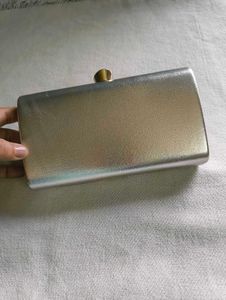 Vintage Silver Clutch