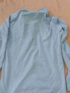 Men&#39;s Blue Long Sleeve T-Shirt