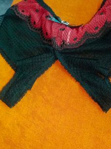 unisex Lace front open panties