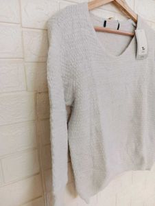 Cozy Knit V-Neck Sweater