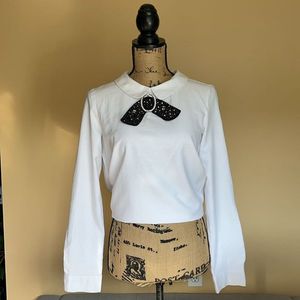 Zara Trafaluc Collection Peter Pan Collar and Bow