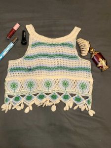 Crochet Knit Tank Top