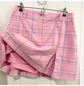 Nike Pink Plaid Mini Skirt