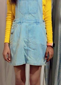 Denim Overall Dress