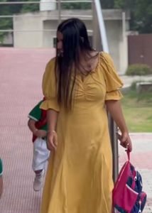 Mustard Beautiful Maxi dress