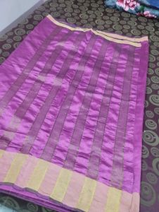 indori cotton Silk saree.. golden embroidery