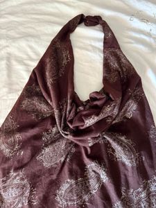 Beautiful Cowl Neck Halter Top