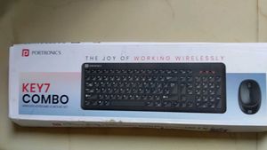😍portronics key7 wireless keyboard and mouse 😍