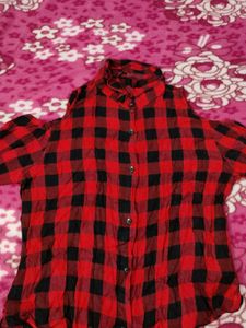 Black and Red  Shirt