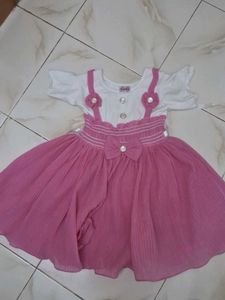 Cute Pink Girls Dress