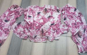 Floral Off-Shoulder Blouse