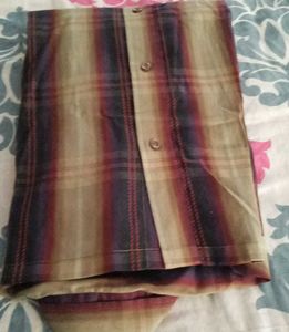 Plaid Button-Down Shirt