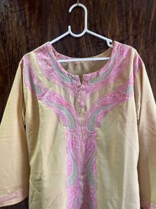 34 Bust Embroidered Kurta For Women