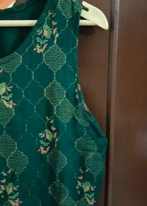 Bottle Green Kurti