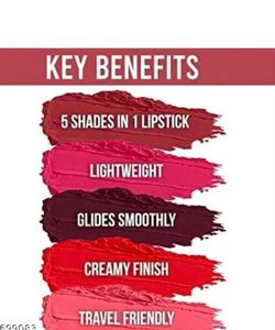 5 In 1 Lipstick Combo