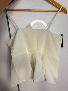 Cute White Tie-Front Top
