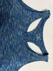Clovia Sports Bra padded - Blue