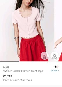 Women Crinkled Button-Front Tops