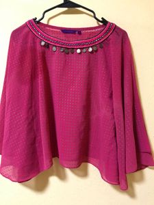 Pink Flare Top