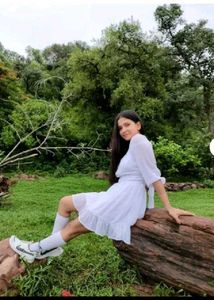 White Dress - Chic &amp; Flowy