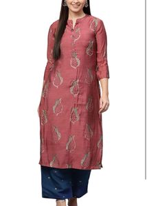 Elegant Printed Kurti with Palazzo Pants