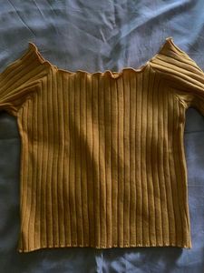 Pretty Yellow Urbanic Off Shoulder top
