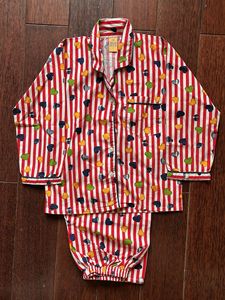 Yellow Duck Heart Pajama Set
