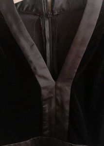 korean velvet dress