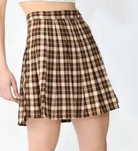 Plaid Mini Skirt