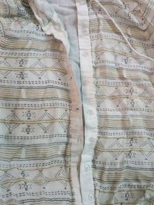 Taavi Handblock Hoodie Kurta