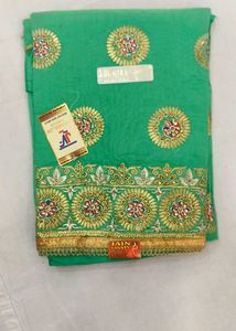 Unstitched Ladies Chanderi Silk Suit