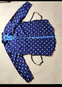 Beautiful Navy Blue 💙 And Whith Dotes🤍😻