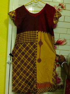 Red Kurta And Dupatta Set