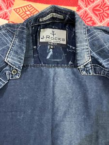 FADED STYLE MEN DENIM SHIRT