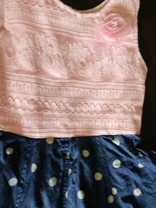 Cute Pink &amp; Polka Dot Dress