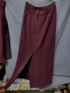 Zara Top, Elegant Purple Suits 3set