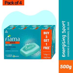 Energizing Sport Men Gel Bar 125g (Buy3 Get1 Free)