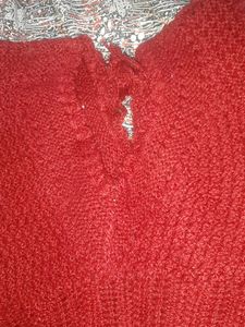 Beautiful Handmade Ladies Woollen Blouse Sweater