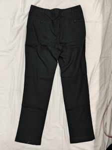 Classic Black Linen Trousers