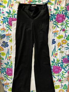 Express Black Flare Trousers