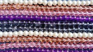 Crackle,Dual Shade ,Glass Beads Bracelet