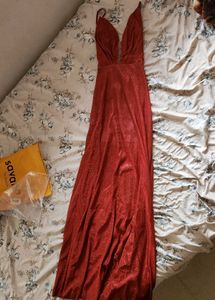 Open Back A-Line Dress