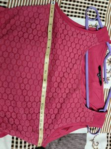 Sleeveless Pink Flared Gown