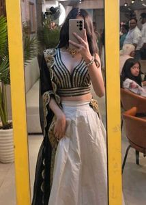Aesthetic Black N White Lehenga