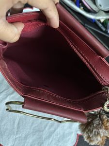 Burgundy Sling Bag
